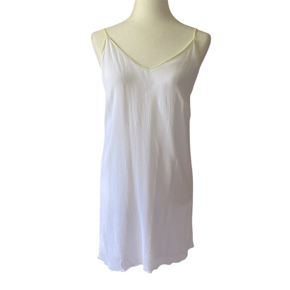 Wilfred Aritzia White Vivienne Slip Mini Dress US M